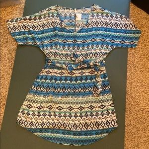 🌟NWT🌟 Short Sleeve Aztec Shift Dress